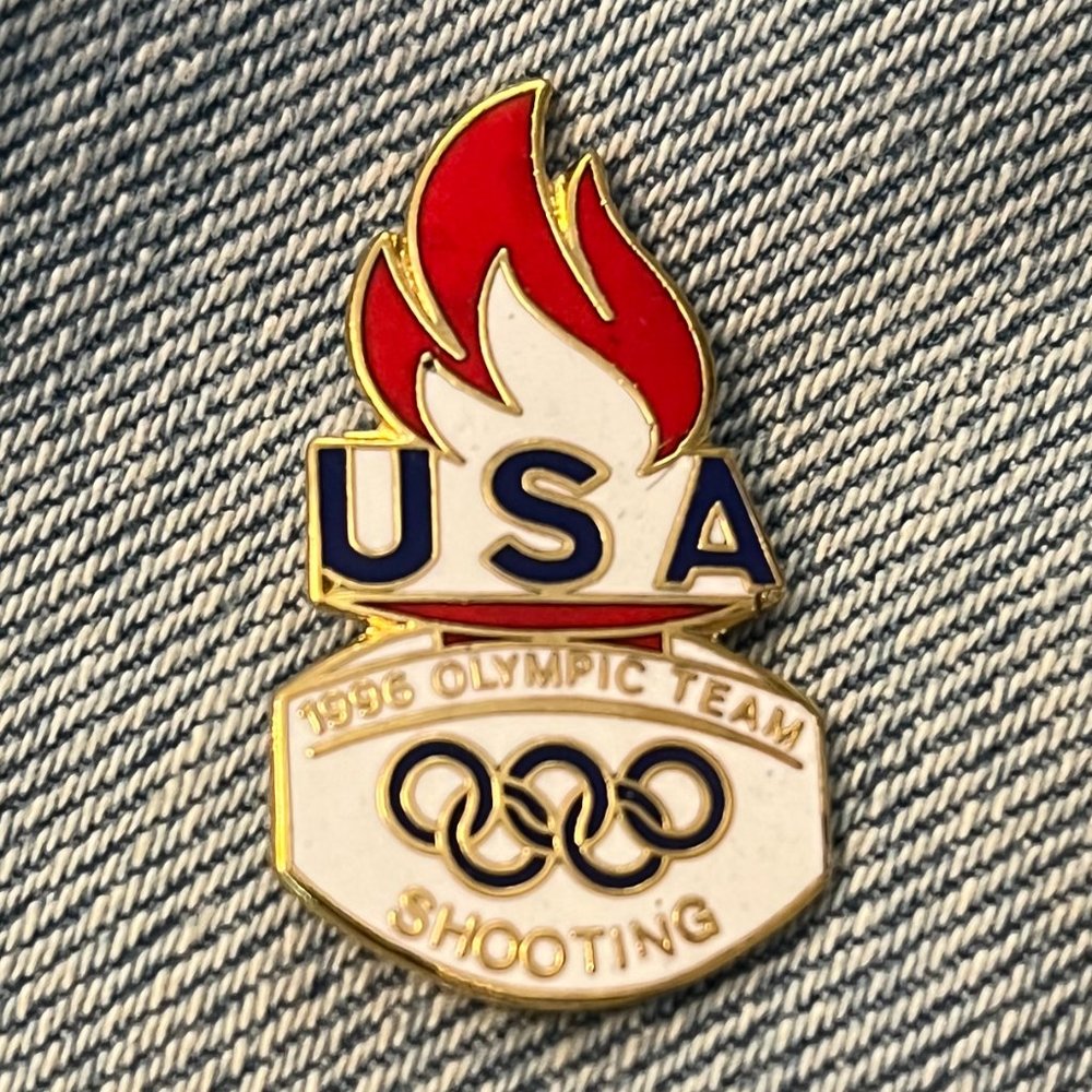 1996 Olympic NOC Pin ~ USA Team ~ Shooting ~ by HoHo NYC